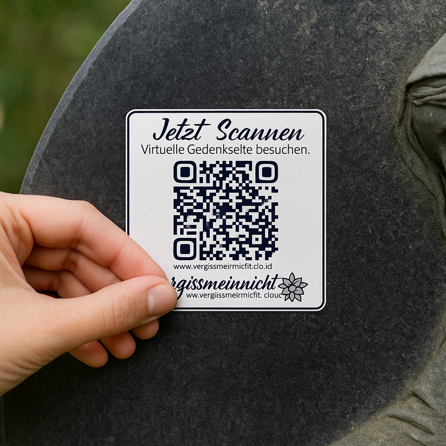 Digitale Gedenkseite inkl. QR-Code