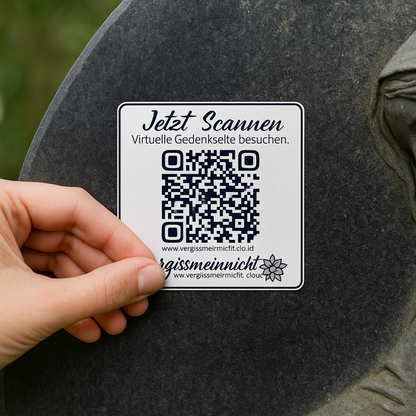 Digitale Gedenkseite inkl. QR-Code